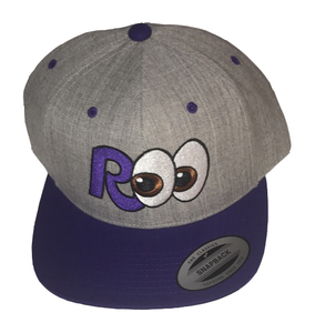 R👀 Trucker Hat🧢 - Grey/Purple