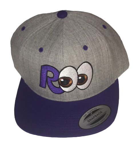 R👀 Trucker Hat🧢 - Grey/Purple