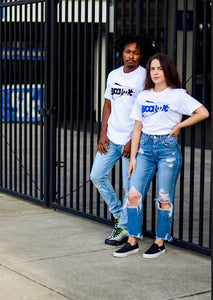 OG RucciL👀K T-shirt "Positive Vibes Only" -White/Black