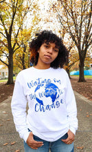 Load image into Gallery viewer, Long-sleeved T-Shirt - &quot;Waiting on the World to Change&quot;
